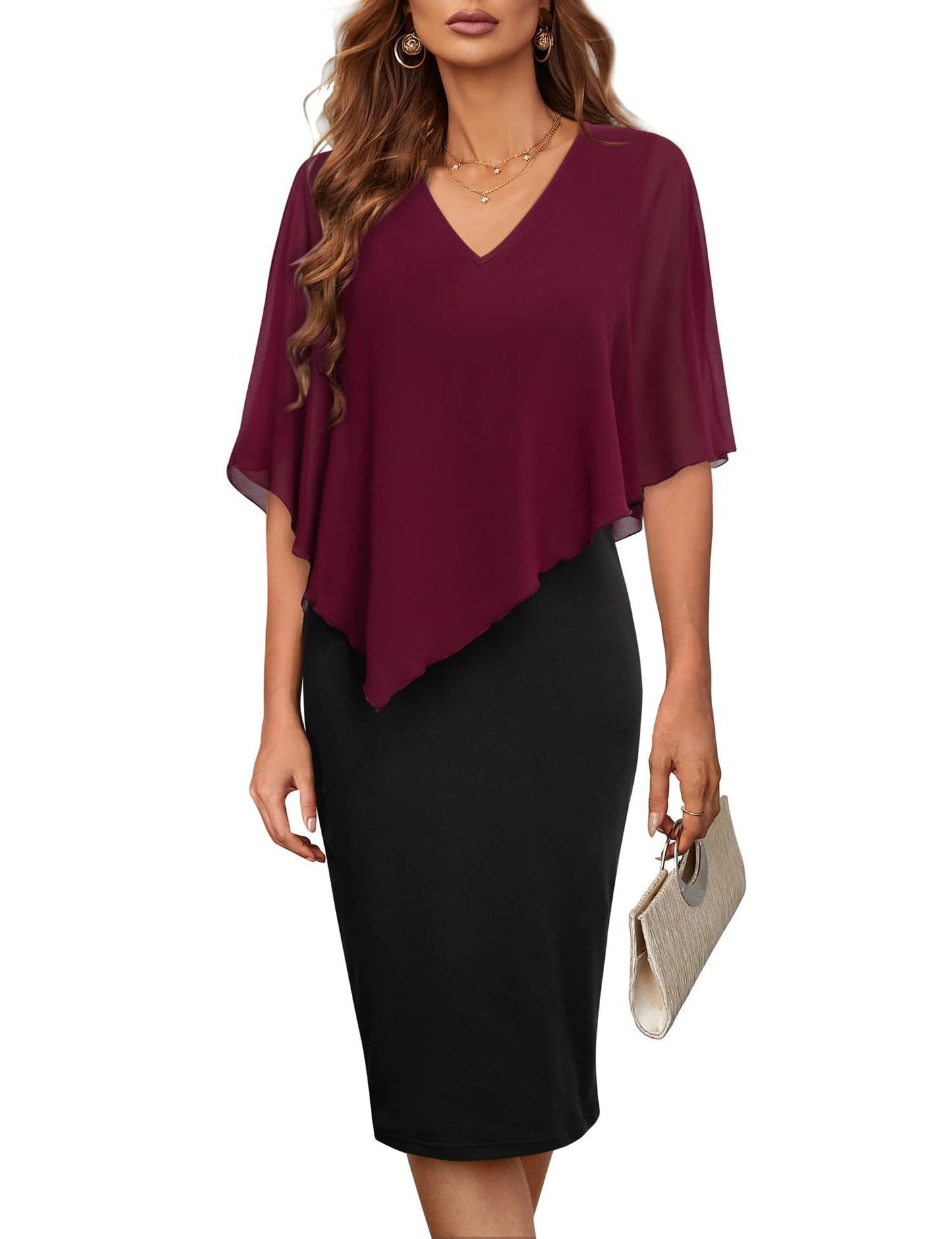 Robe de plage pour femmes avec surimpression florale Chic und Stil