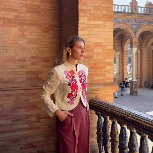 Elegant women embroidered jacket Chic and Style