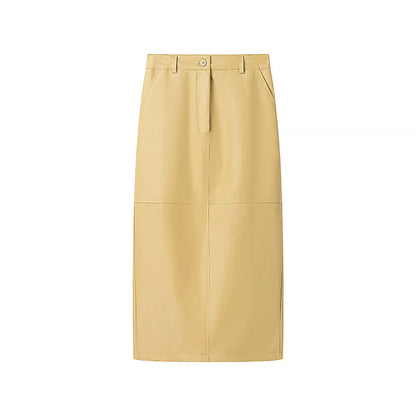 Chic and Style Elegant faux leather coat for women