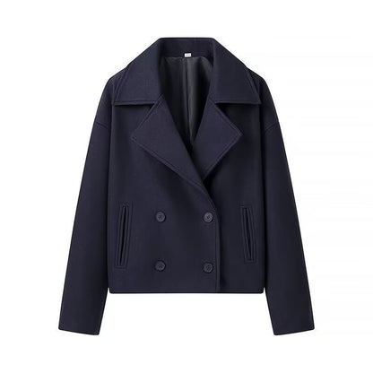 Dames élégante courte veste dans le style décontracté à double corps Chic und Stil