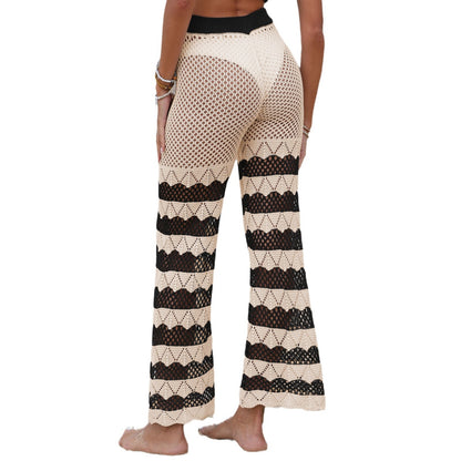 Dames Crochet Pantalon de Plage Chic und Stil