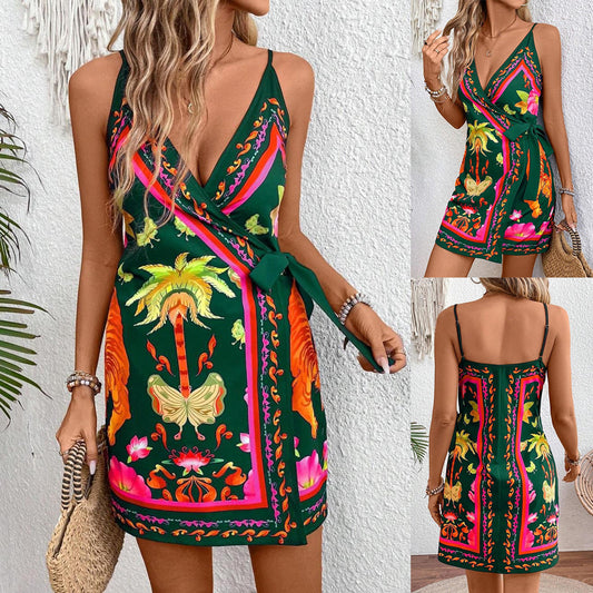Robe d'été enroulée Chic und Stil