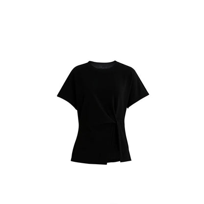 Haut décontracté à nouer à l'avant pour femmes Chic und Stil