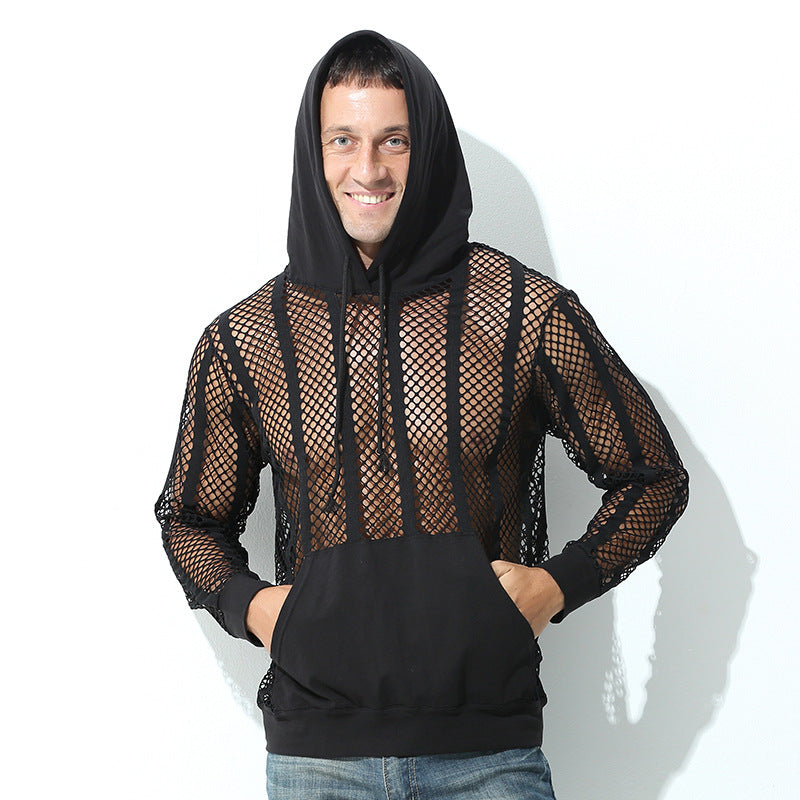 Pull à capuche sportif pour femmes avec maille aérienne de Chic und Stil