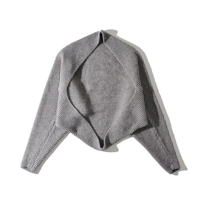 Dames élégante gilet en tricot à coupe ouverte et structure côtelée Chic und Stil