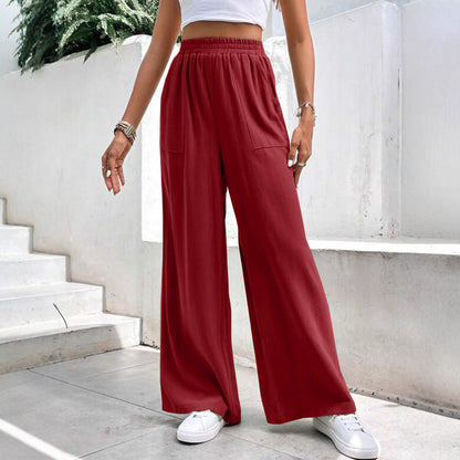Ladies Large Palazzo Pants with practical side pockets Chic and Style