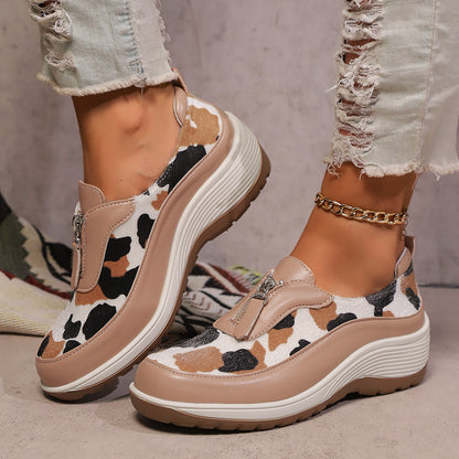 Baskets à enfiler pour femmes avec zip décoratif Chic und Stil