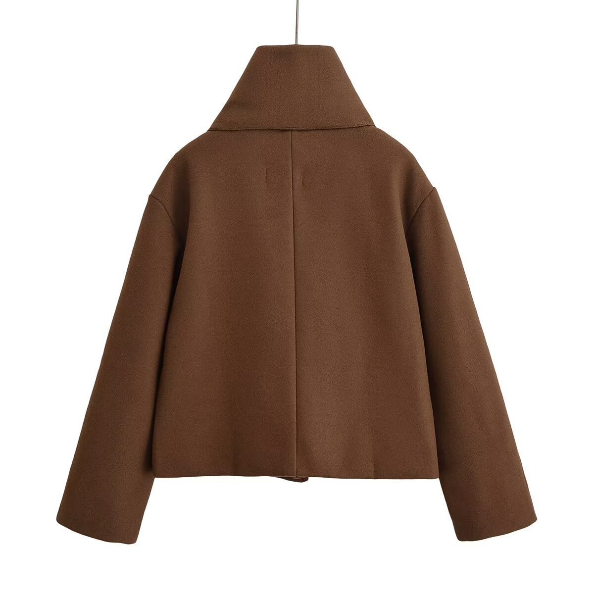 Dames élégante veste courte avec grand col Chic und Stil