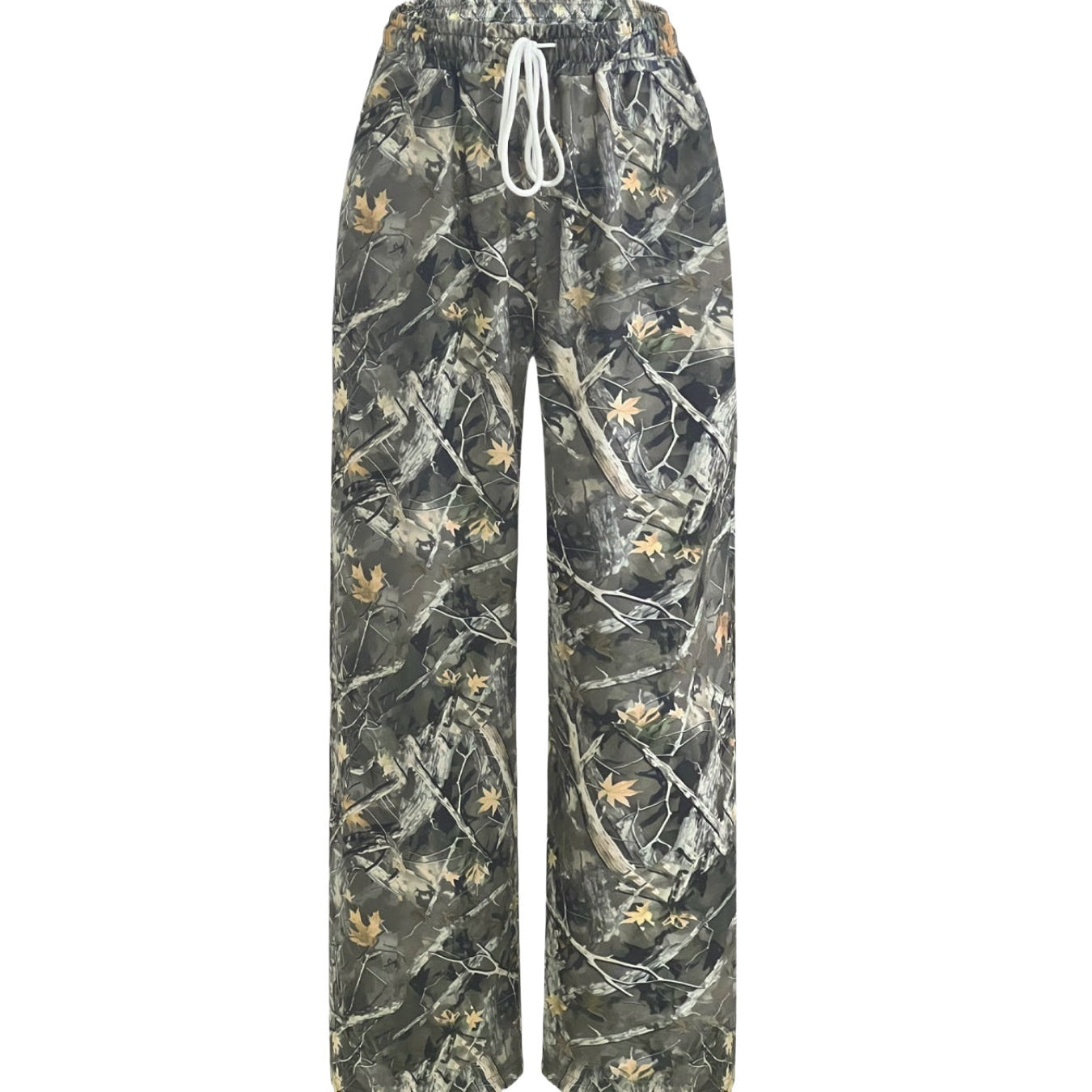 Ladies Large Camouflage Chic Pants and Style