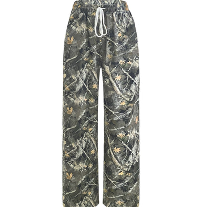 Ladies Large Camouflage Chic Pants and Style