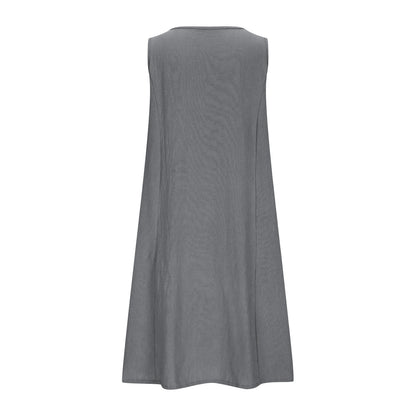 Robe shift sans manches Chic und Stil pour femmes