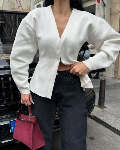 Dames élégant et confortable cardigan Chic und Stil