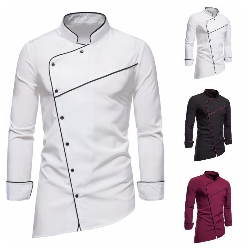 Men's chef jacket with precious contrasts and high-quality finish Chic and Style