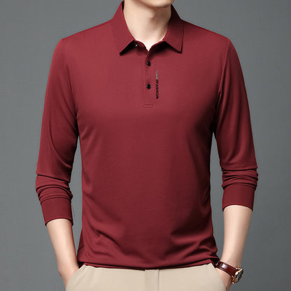 Chemise polo à manches longues pour hommes, tendance, avec propriétés respirantes Chic und Stil