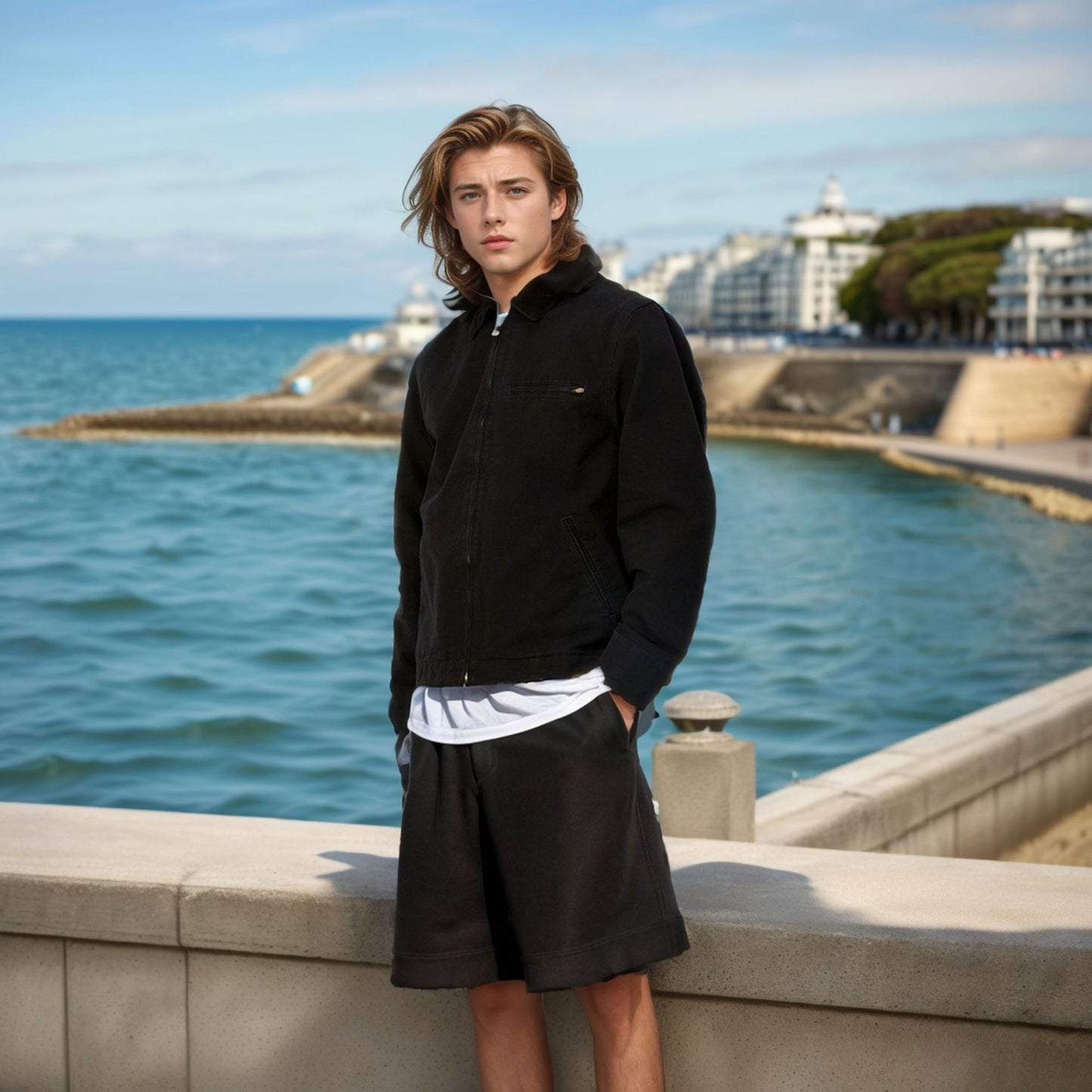 Casual bomber jacket for men Chic und Stil