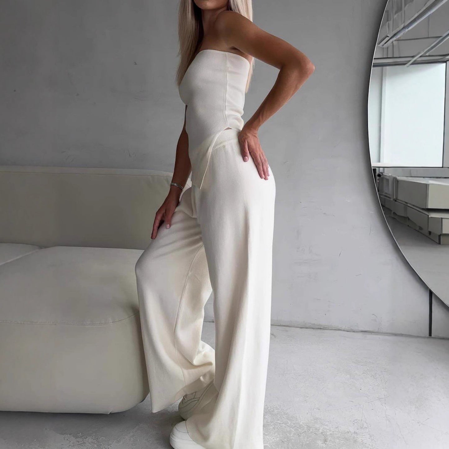 Dames ensemble de lounge élégant avec coupe ample Chic und Stil