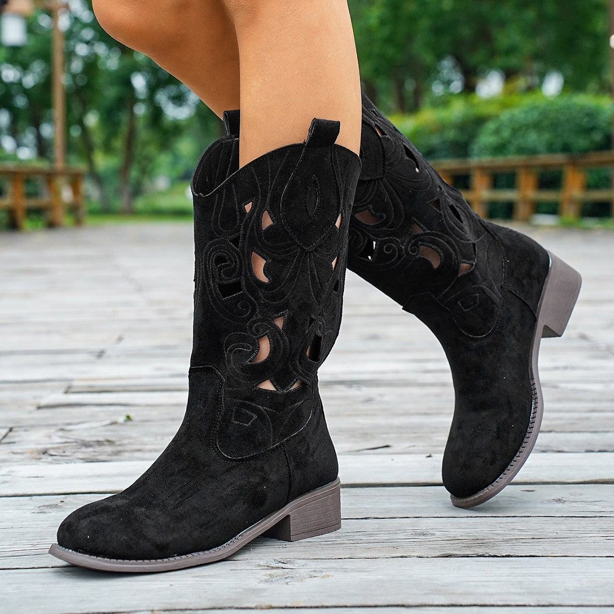 Bottes pour dames avec design anatomique artistique Chic und Stil