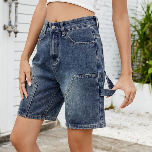 Chic und Stil Women's Utility Denim Shorts