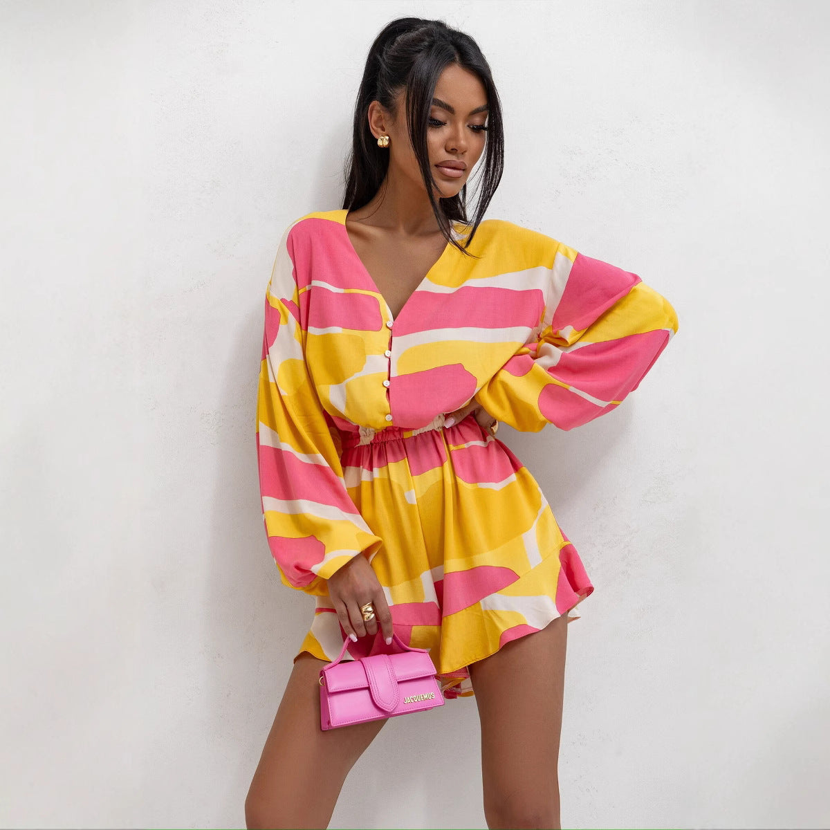Robe blouse femme à motif floral Chic und Stil