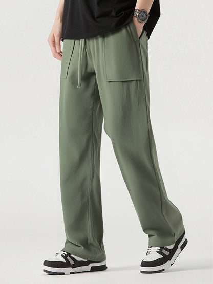 Casual cargo pants for men with practical pockets and elastic waist Chic and Style