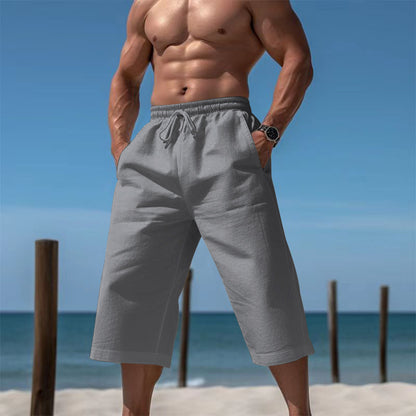 Shorts de plage décontractés pour hommes avec taille élastique et poches latérales pratiques Chic und Stil