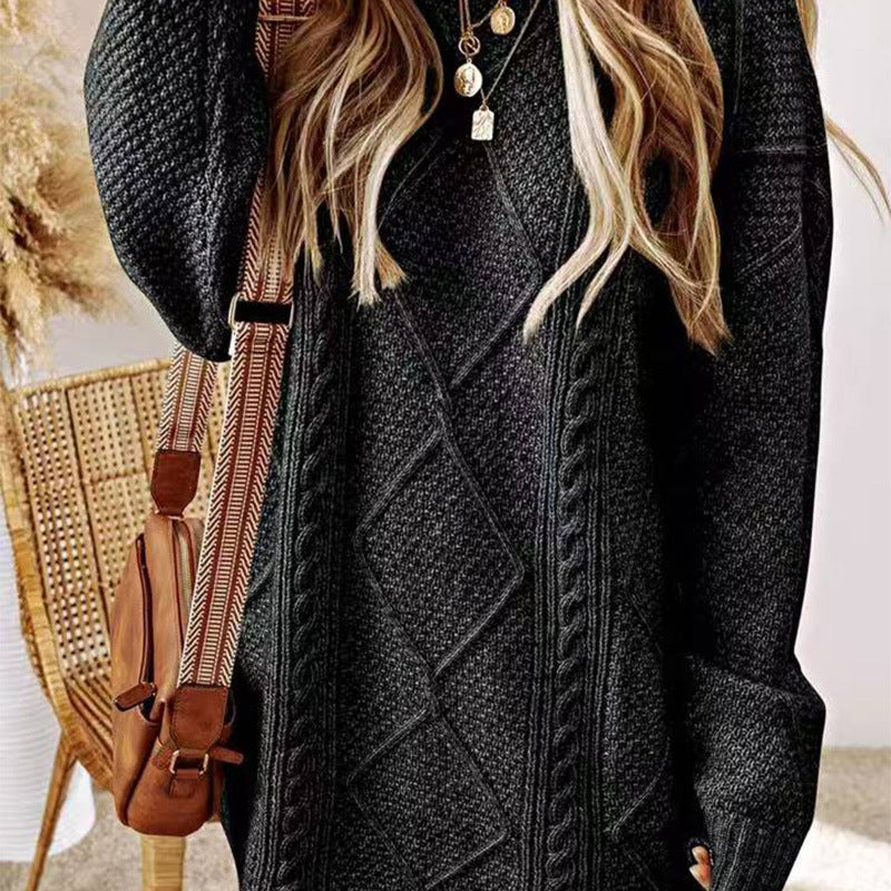 Femme Pull en tricot surdimensionné Chic und Stil