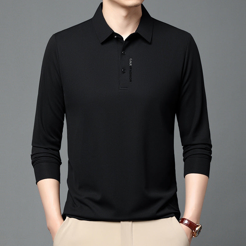 Chemise polo à manches longues pour hommes, tendance, avec propriétés respirantes Chic und Stil