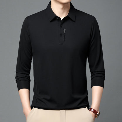 Chemise polo à manches longues pour hommes, tendance, avec propriétés respirantes Chic und Stil