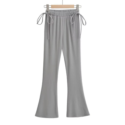 Chic and Style Women's Palazzo Pants with Stylish Cord