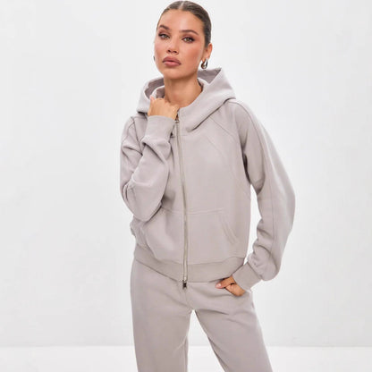 Dames combinaison en polaire avec zip intégral Chic und Stil