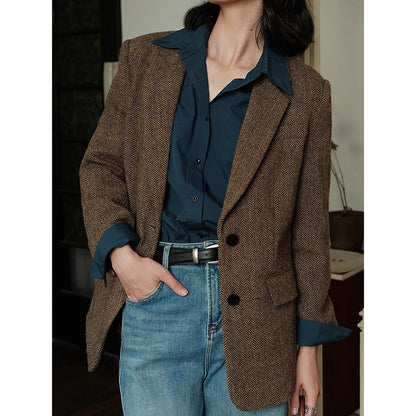Veste femme à motif en chevron Chic und Stil