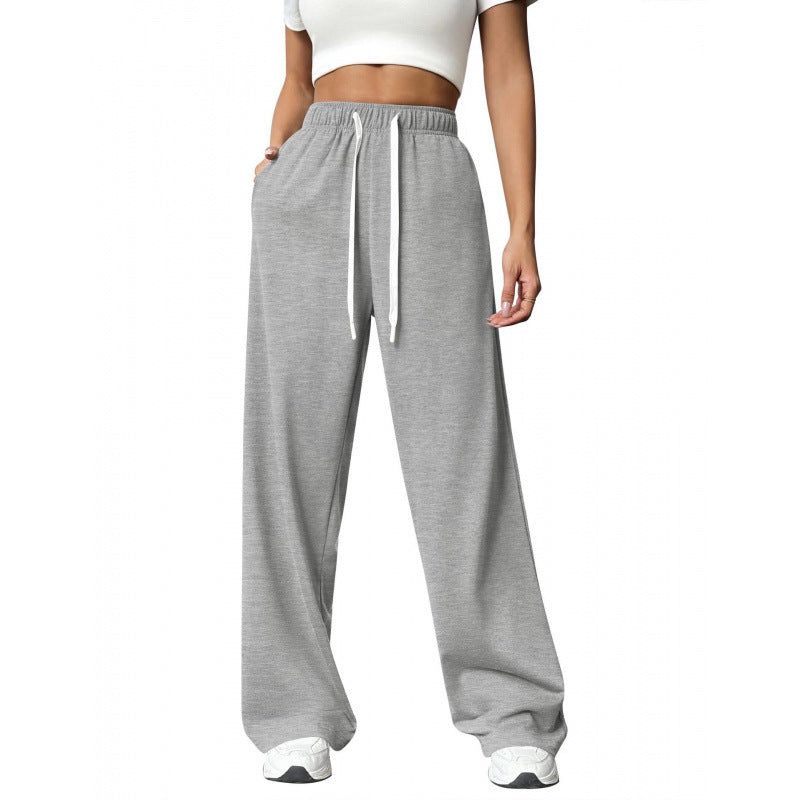 For women Comfortable and casual leisure pants with a loose fit and elastic waist Chic and Style