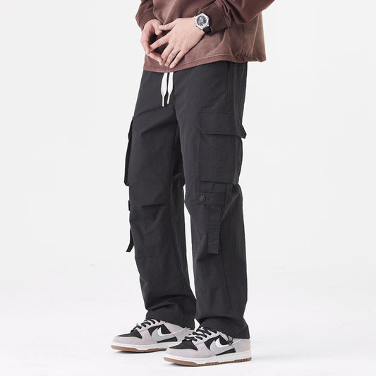 Men's cargo pants with multifunctional pockets and adjustable waist Chic and Style