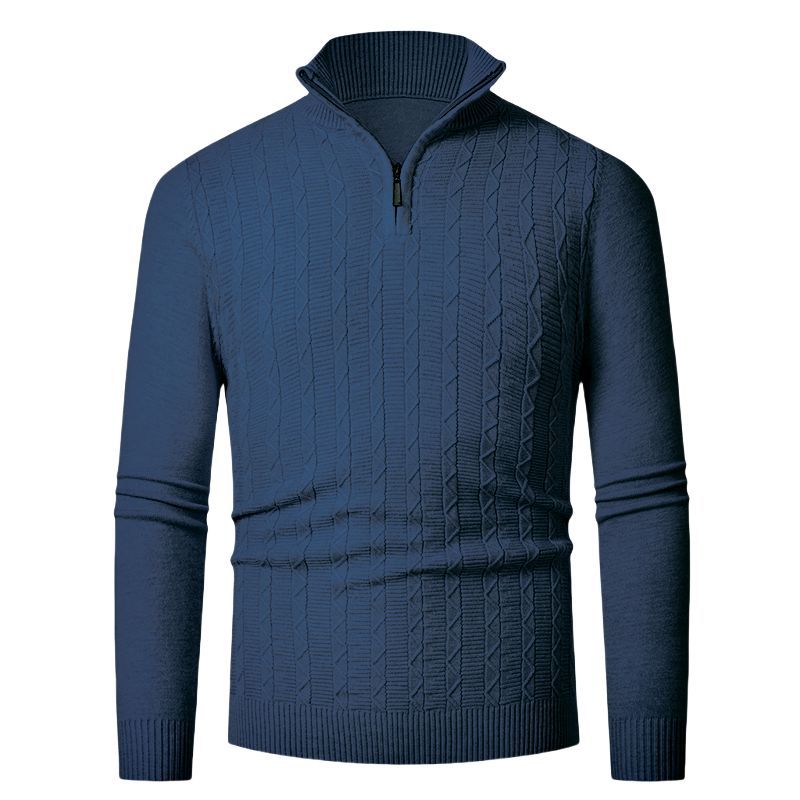 Pull-over en tricot à col haut pour hommes Chic und Stil