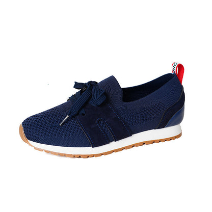 Baskets de sport pour femmes avec un dessus en tricot respirant et des accents élastiques Chic und Stil