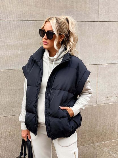 Dames gilet matelassé Chic und Stil