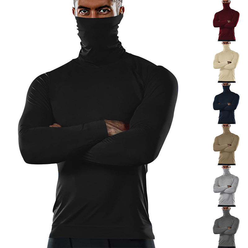 Chemise fonctionnelle pour hommes avec col montant et coupe ajustée Chic und Stil