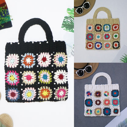 Sac fourre-tout en crochet fait à la main pour femmes Chic und Stil
