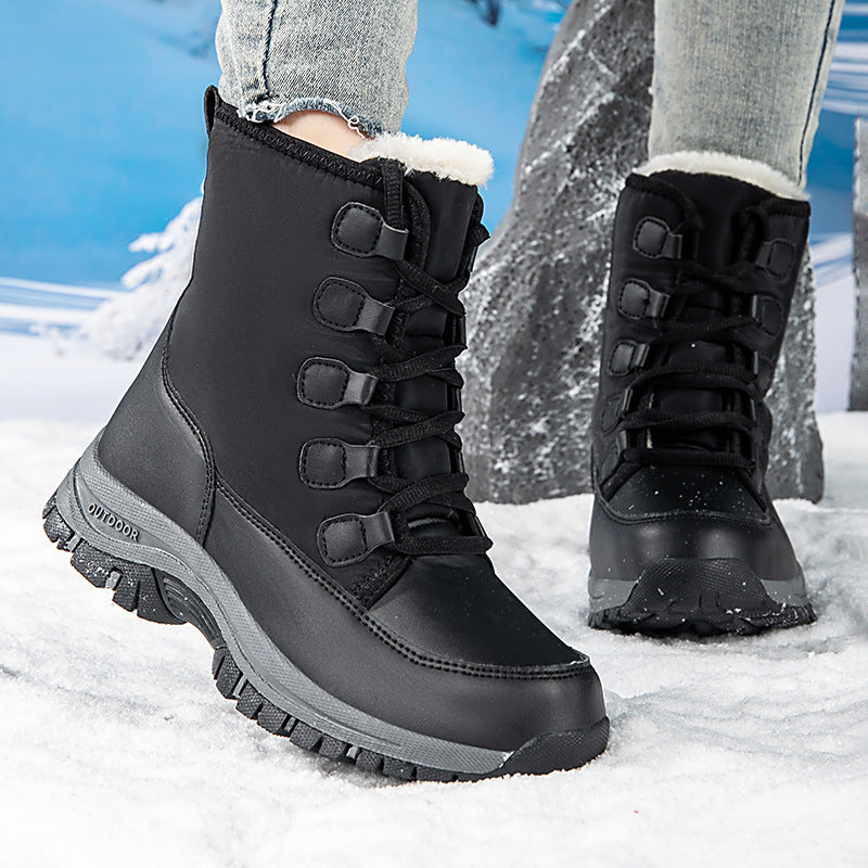 Bottes d'hiver pour femmes avec semelle antidérapante et doublure isolante Chic und Stil