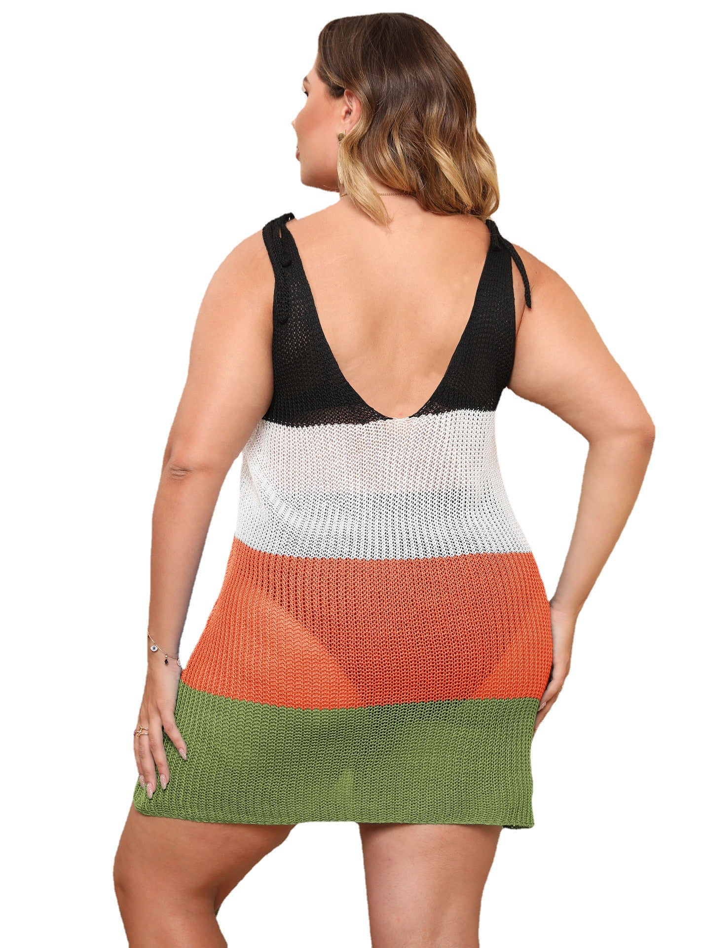 Dames Robe de plage en tricot léger Chic und Stil