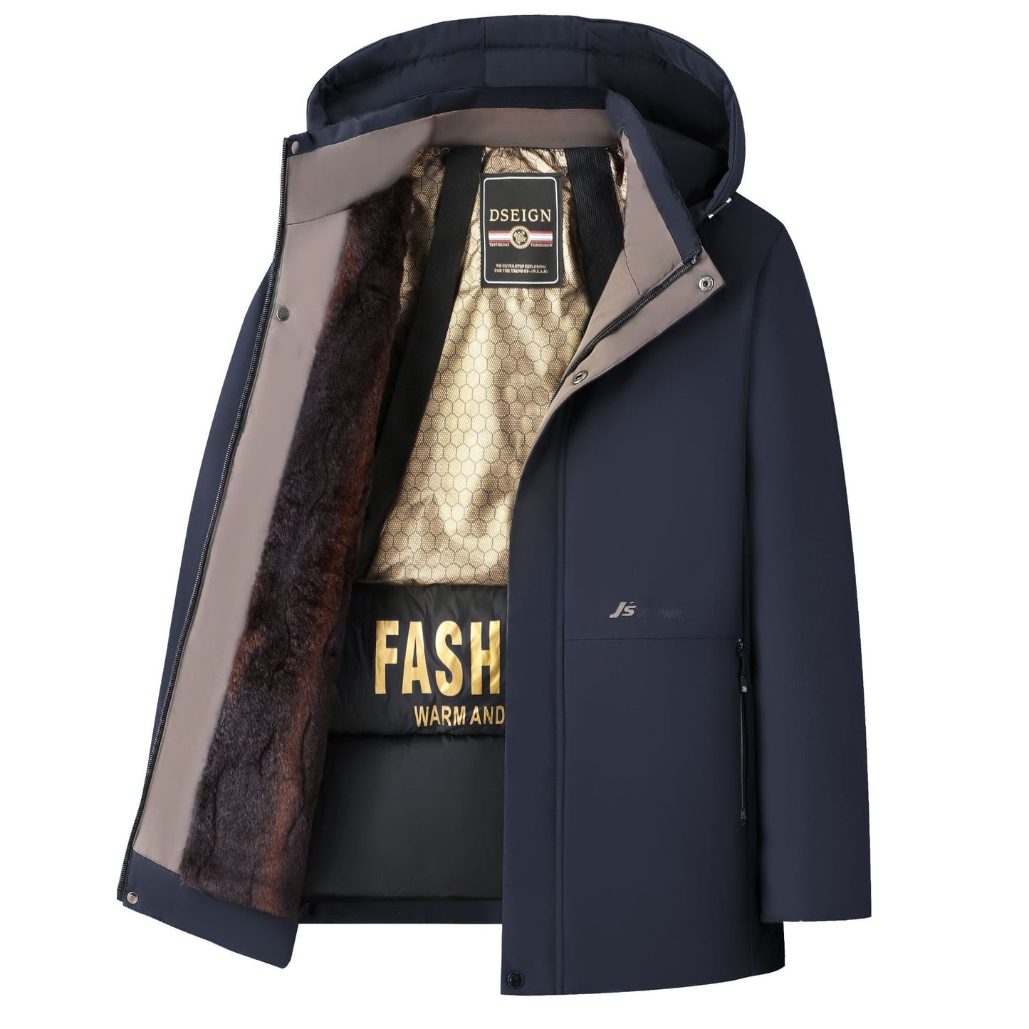 Functional windbreaker jacket for men with versatile pockets Chic and Style