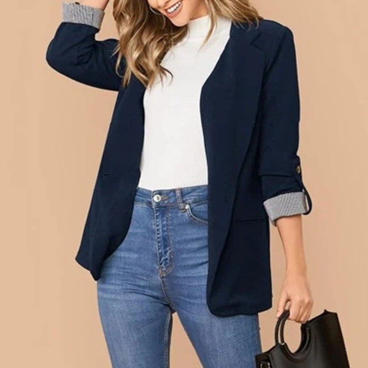 Blazer à la mode pour dames avec doublure intérieure chic Chic und Stil