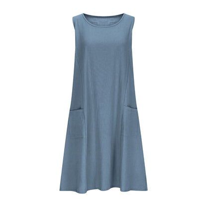Robe shift sans manches Chic und Stil pour femmes