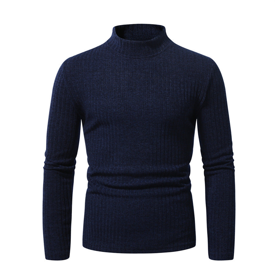 Pull col roulé en maille fine pour hommes Chic und Stil