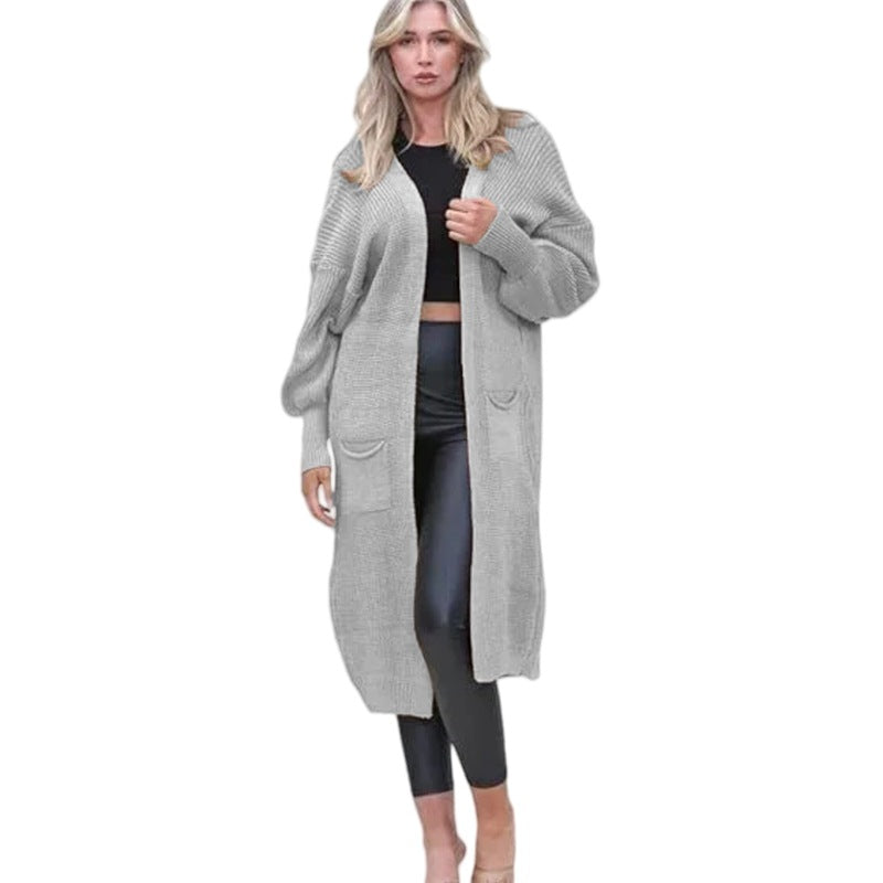 Cardigan en maille épaisse pour femmes avec poches profondes et coupe décontractée Chic und Stil