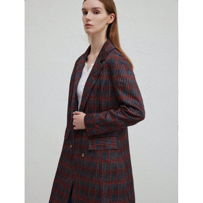 Blazer pour femmes avec motif à carreaux et coupe chic Chic und Stil