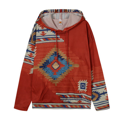 Pull à capuche pour dames avec un design tribal innovant et une coupe confortable Chic und Stil