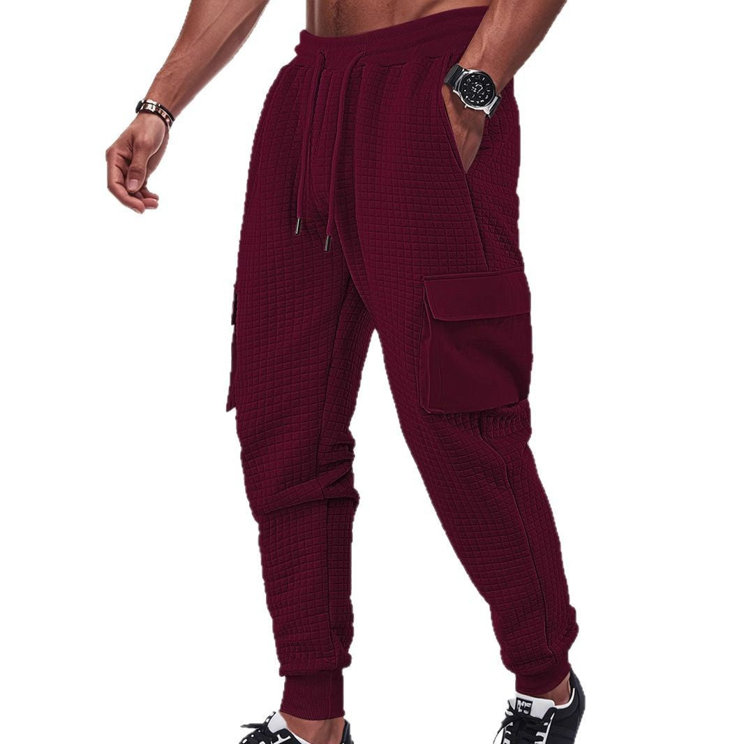Modular cargo pants for men with elastic waist and practical side pockets Chic and Style