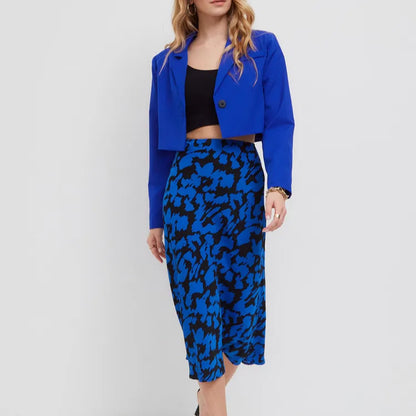 Dames Blazer élégant avec jupe assortie Chic und Stil