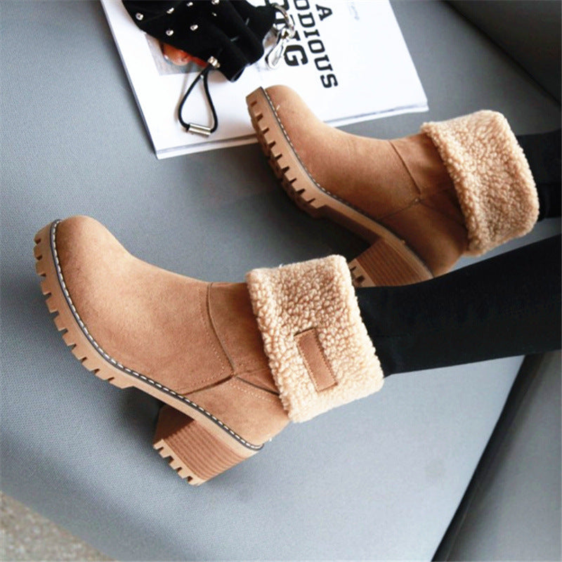 Bottes pour femmes avec tige doublée et semelle antidérapante Chic und Stil